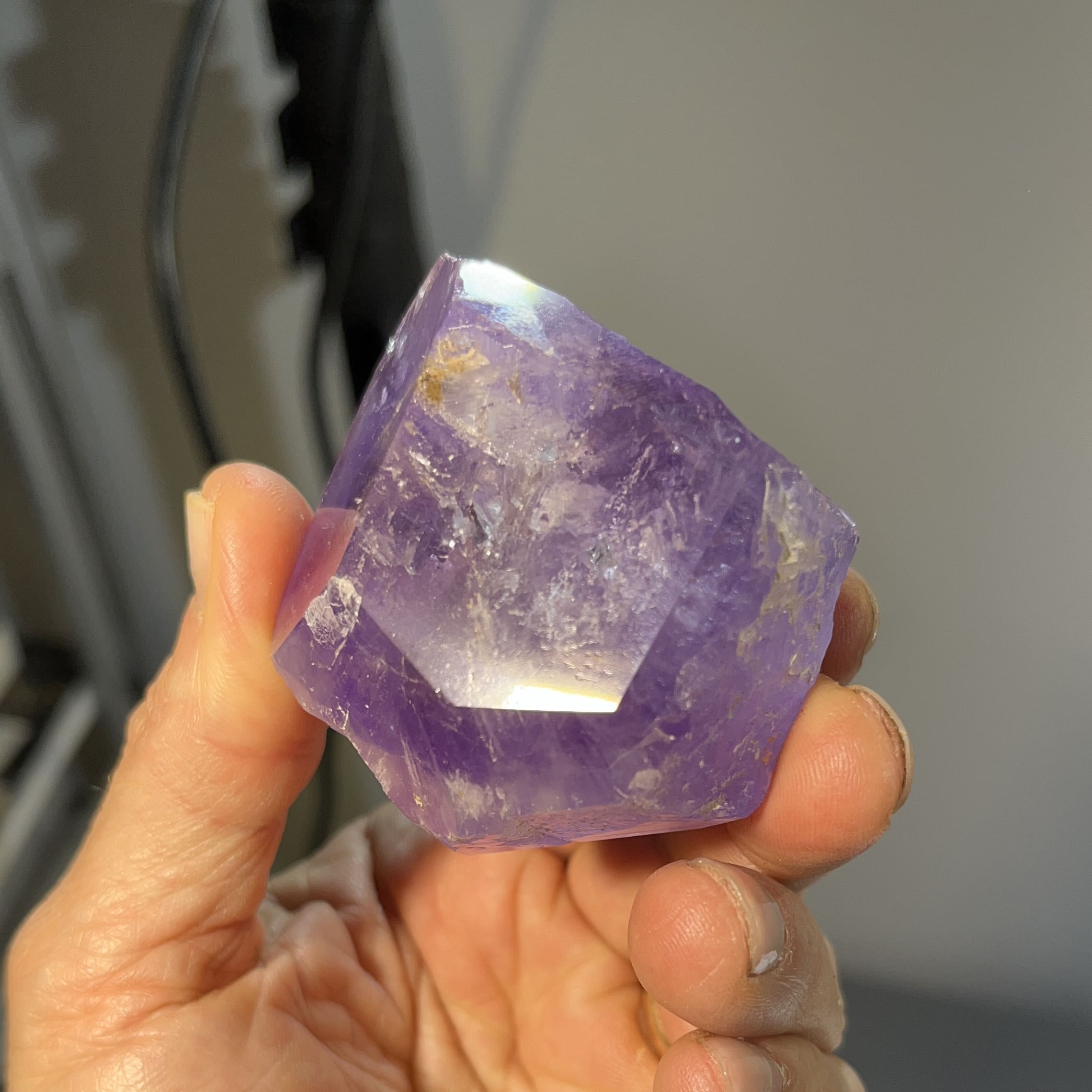 Amethyst (rough) point (deep purple) healing crystal - Image 3