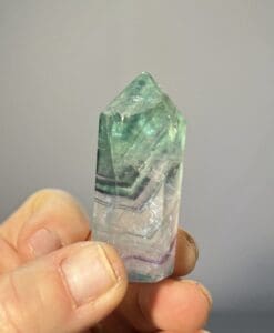Fluorite (Green and Clear) rainbow tower healing crystal