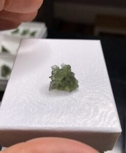 Moldavite (rough) Besednice (1.061gr) 4-way standing, healing crystal