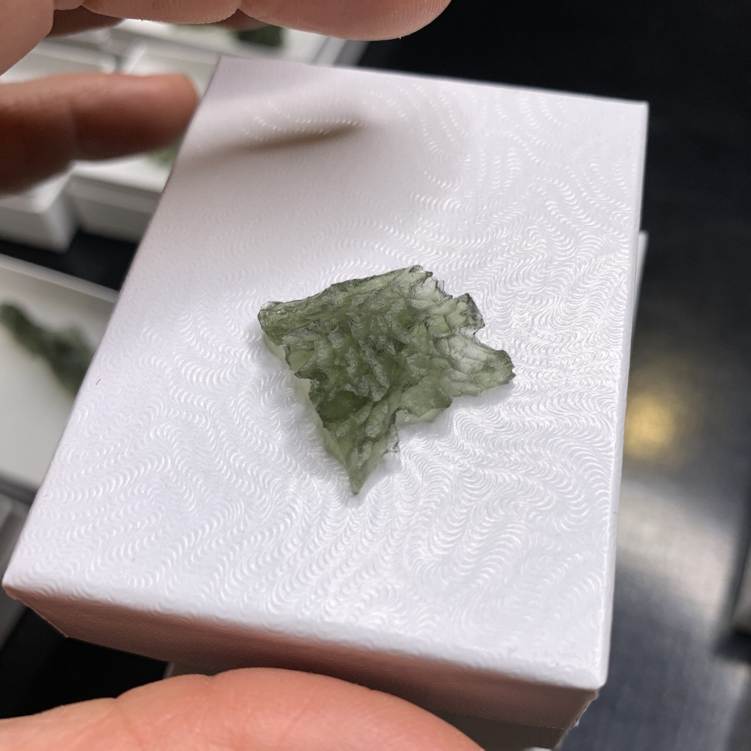 Moldavite (rough) Besednice (1.372gr) healing crystal